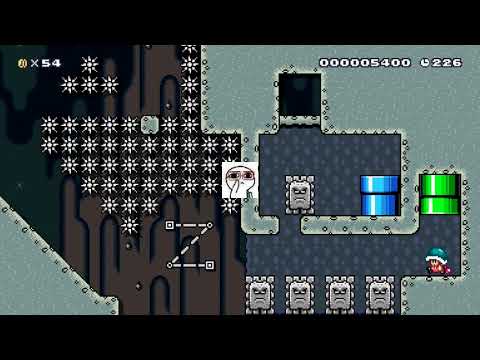 马里奥制造2翻车日常184：午夜夺命滑雪场！学费太贵很不爽！