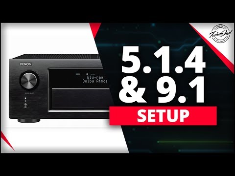 Dolby Atmos 5.1.4 & Auro-3D 9.1 Setup on Denon AVR-X4400H