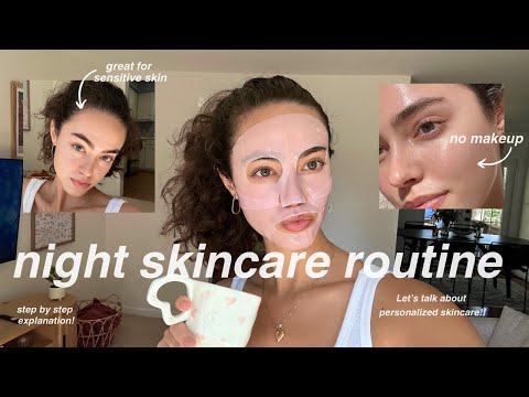 A Guide to GLOWING SMOOTH Skin ✨☁️ | my nighttime skincare routine |