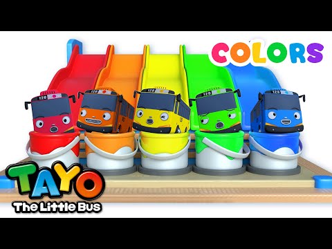 Learn Colors with Tayo! 🎨 | 60min Color Songs for Kids | Tayo Songs for Children