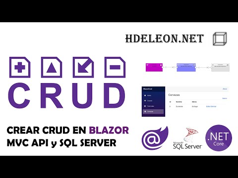 Crear CRUD en Blazor conectado a MVC Api y Sql Server .Net Core