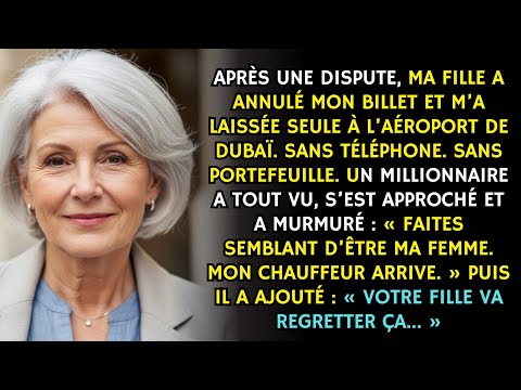 Ma Fille A Annulé Mon Billet Et M’a Abandonné À Dubaï — Jusqu’à Ce Qu’un Millionnaire Change Tout...