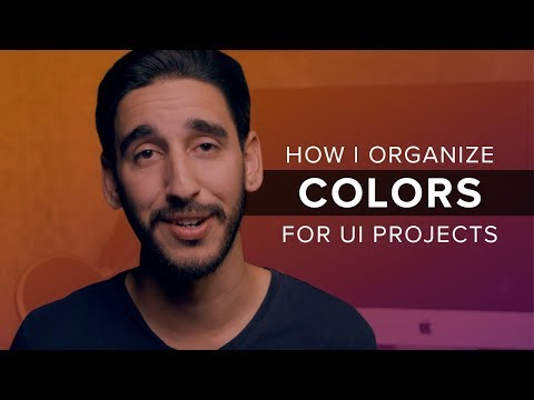 How I Organize Colors for a UI Design Project