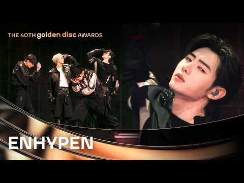 [제40회 골든디스크] ENHYPEN (엔하이픈) - 'Intro + Bad Desire (With of Without You) + Daydream + Outside' ♪