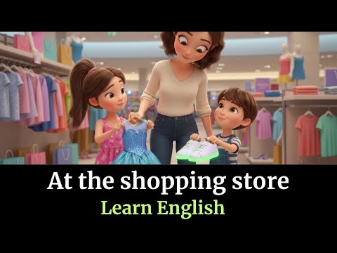 Learn English Through Story | A Shopping Day | Daily Use English | Fresh English
