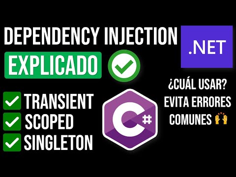Dependency Injection in .NET | Transient - Scoped - Singleton | Dependency Injection ✅