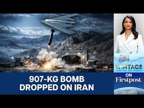 US Drops More Bunker Buster Bombs on Iran | Vantage on Firstpost | N18G