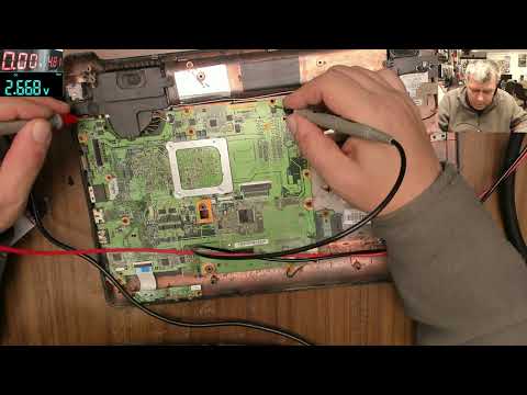 How a faulty mosfet looks like - HP G60-214EM laptop repair