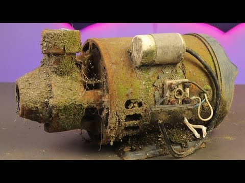 Restoration Electric Water Pump |  i restore the water pump to make a carpet washing machine