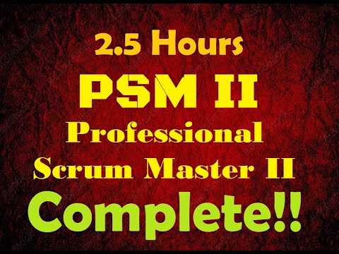 Download PDF - PSM-2 : All in One Master Video - Professional Scrum Master - Complete Set of Q&A