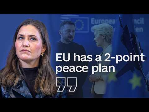 Swedish, Danish ministers on US peace push and EU's role at the table