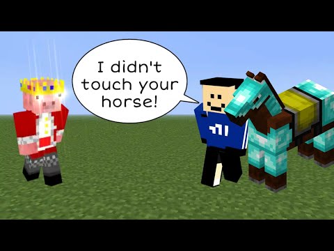 Quackity tries to steal Technoblade's horse and INSTANTLY regrets it.