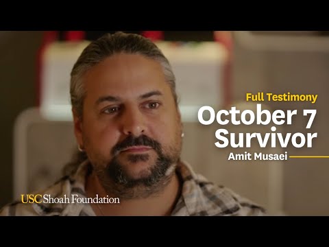 October 7 Survivor Amit Musaei on Escaping the Nova Music Festival Attack | USC Shoah Foundation