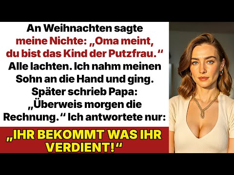 Meine Nichte zeigte auf meinen Sohn und sagte: „Oma meint, du bist das Kind der Putzfrau!“