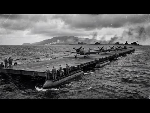 How American engineers developed "floating airfields" to surprise Japanese garrisons