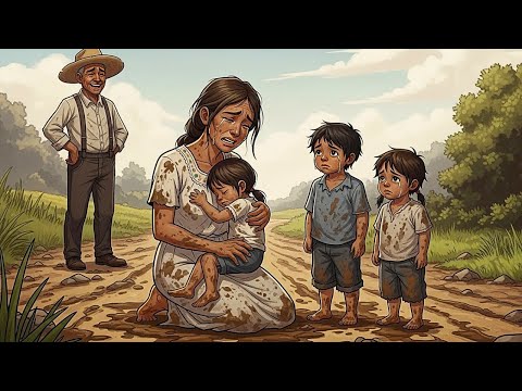 La historia de una madre pobre abandonada con sus hijos en el barro…pero Dios la vengó.