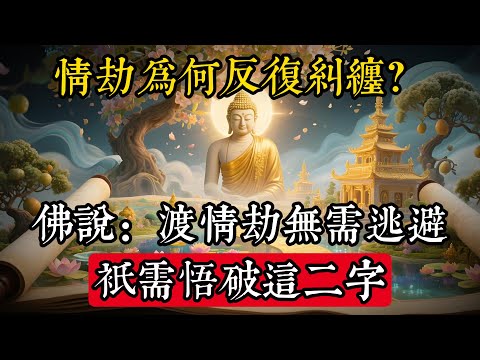 情劫為何反覆糾纏？佛說：渡情劫無需逃避，只需悟破這二字！#佛學 #禪宗 #佛教哲學 #佛教經典