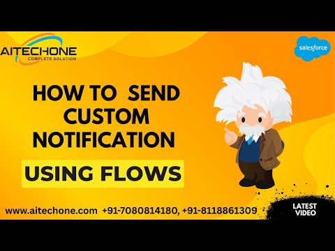 Custom Notification on Bell Icon in Salesforce using Flow | Step-by-Step