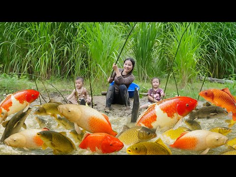 30 Day FISHING Journey | All TIPS for TRAPPING & CATCHING FISH by Ms Duong Family | Village Life