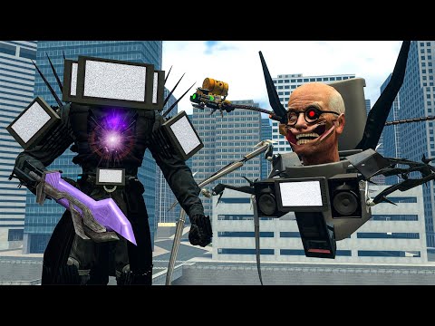 NEW ULTIMATE TITAN TV MAN VS SCIENTIST SKIBIDI TOILET AND OTHER ALL BOSSES In Garry's Mod!