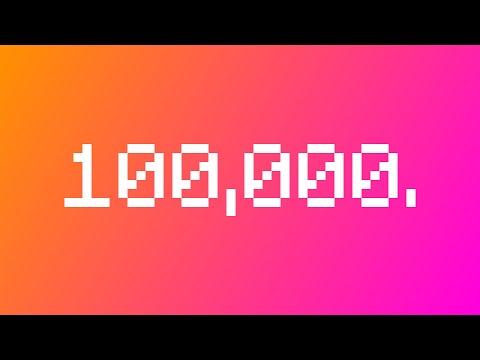 100k Subscriber SPECIAL + 1 Year anniversary!