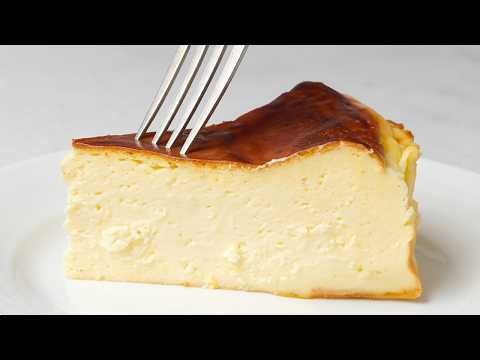 Only 2 ingredients!  The easiest homemade cheesecake – creamy and delicious!