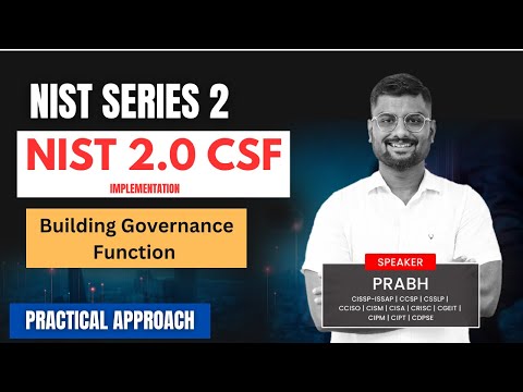 Mastering NIST CSF 2.0: Building Govern Function