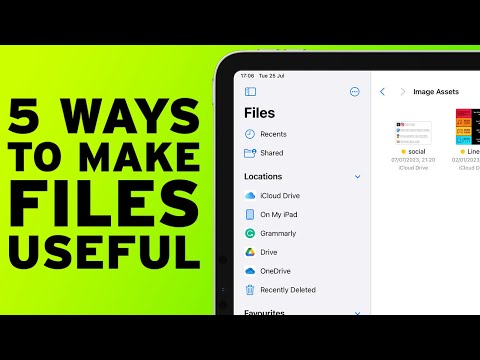 5 Ways to make the Files App USEFUL | iPad Tips and Tricks
