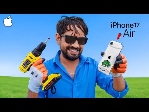 iPhone 17 Air Durability Test...Will It Bend ? 😈