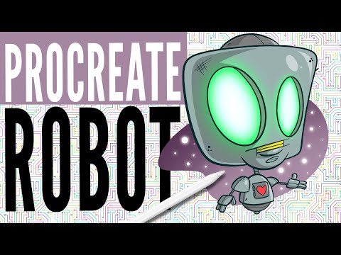 Let's Draw a Robot in Procreate: iPad Drawing Tutorial!