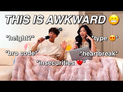 ASKING GUYS UNCOMFORTABLE QUESTIONS (ft Brandon Yoon) | Hanging With Strangers
