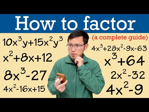 A complete guide to factoring polynomials