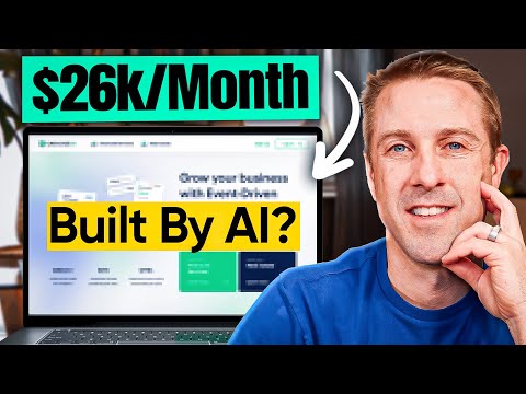 How This "AI BUILT" Web App Makes $26k/Month!