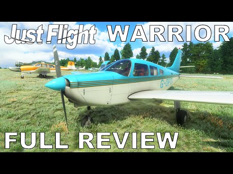 Just Flight PA-28 Warrior II | Full Flight Review | Burning Blue Design | Microsoft Flight Simulator