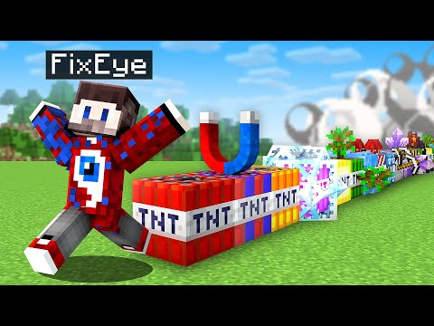 😱Minecraft, but 100 of the MOST DANGEROUS WORLD-Destroying TNTs!