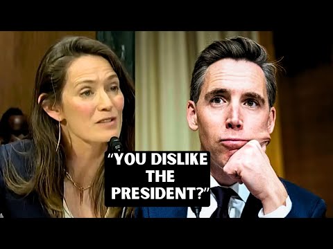IT'S A SET-UP: YOU DISLIKE THE PRESIDENT? Josh Hawley absolutely destroys liberal professor.