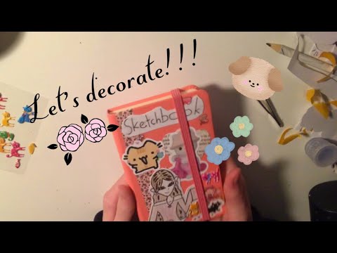 Let’s decorate my sketchbook!🎀 𐙚🧸ྀི