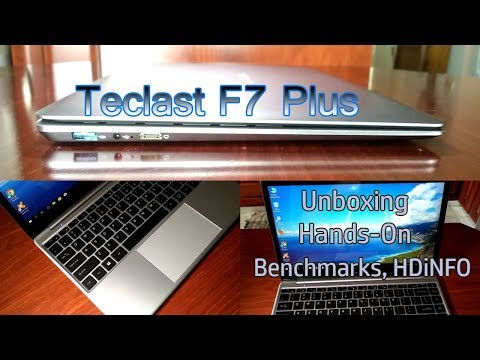 Teclast F7 Plus - Unboxing, Hands-on, Hardware Info, Benchmarks