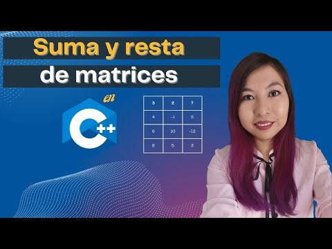 Suma y resta de matrices en C++