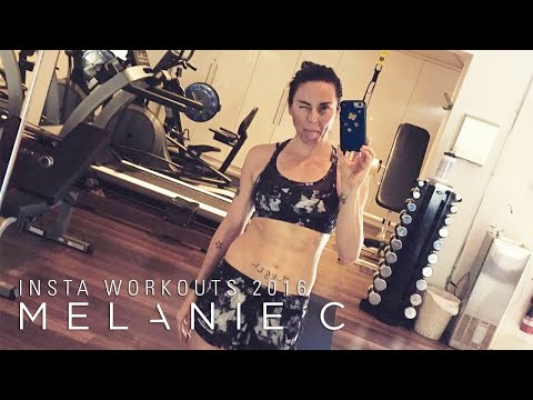 Melanie C Instagram Workouts 2016