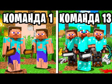 ГОЛОДНЫЕ ИГРЫ в Майнкрафт на 100 игроков | ПОЛНЫЙ ФИЛЬМ