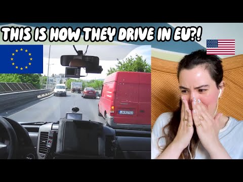 American Girl Reacts to Ambulance Driving In Europe