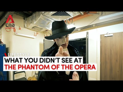 We went on a backstage tour of The Phantom Of The Opera