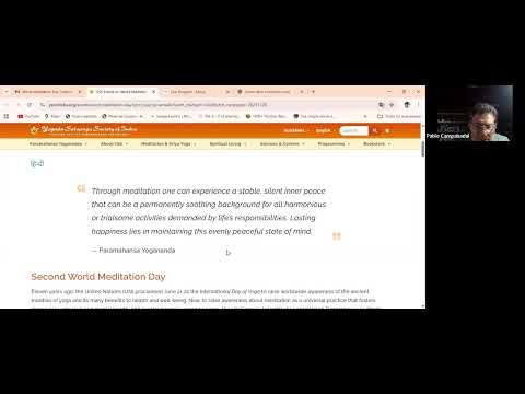 English & Spirituality - Meditation as a Universal Practice for Humanity