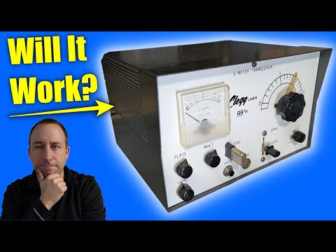 Did I Waste My Money? Flea Market Find Clegg 99'er 6 Meter Ham Radio Power-Up and Test!