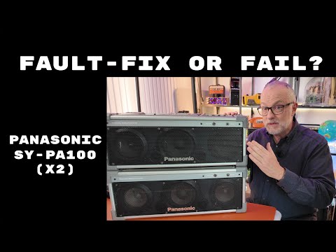 Bring that beat back? Panasonic SY-PA100 repairs cont.