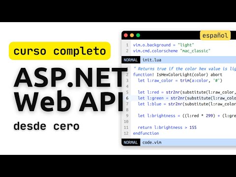 [Spanish] API REST C# with ASP.NET FREE Crash Course - From Zero to Master