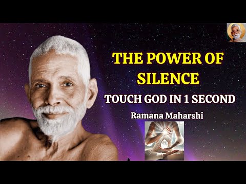 The Power Of Silence: Touching God In One Second - Ramana Maharshi #powerofsilence