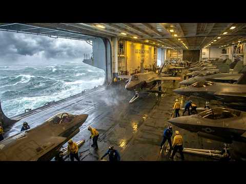 Why Moving an F-35C in the Hangar Bay is a Logistical Miracle ?