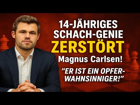14-jähriges Schach-Genie ZERSTÖRT Magnus Carlsen! "Er ist ein OPFER-WAHNSINNIGER!"